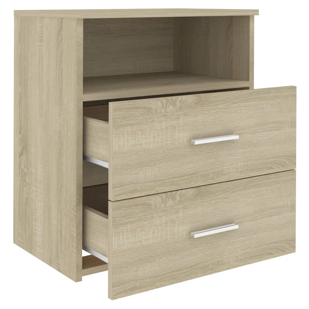 Mesa de cabeceira 50x32x60 cm cor carvalho sonoma