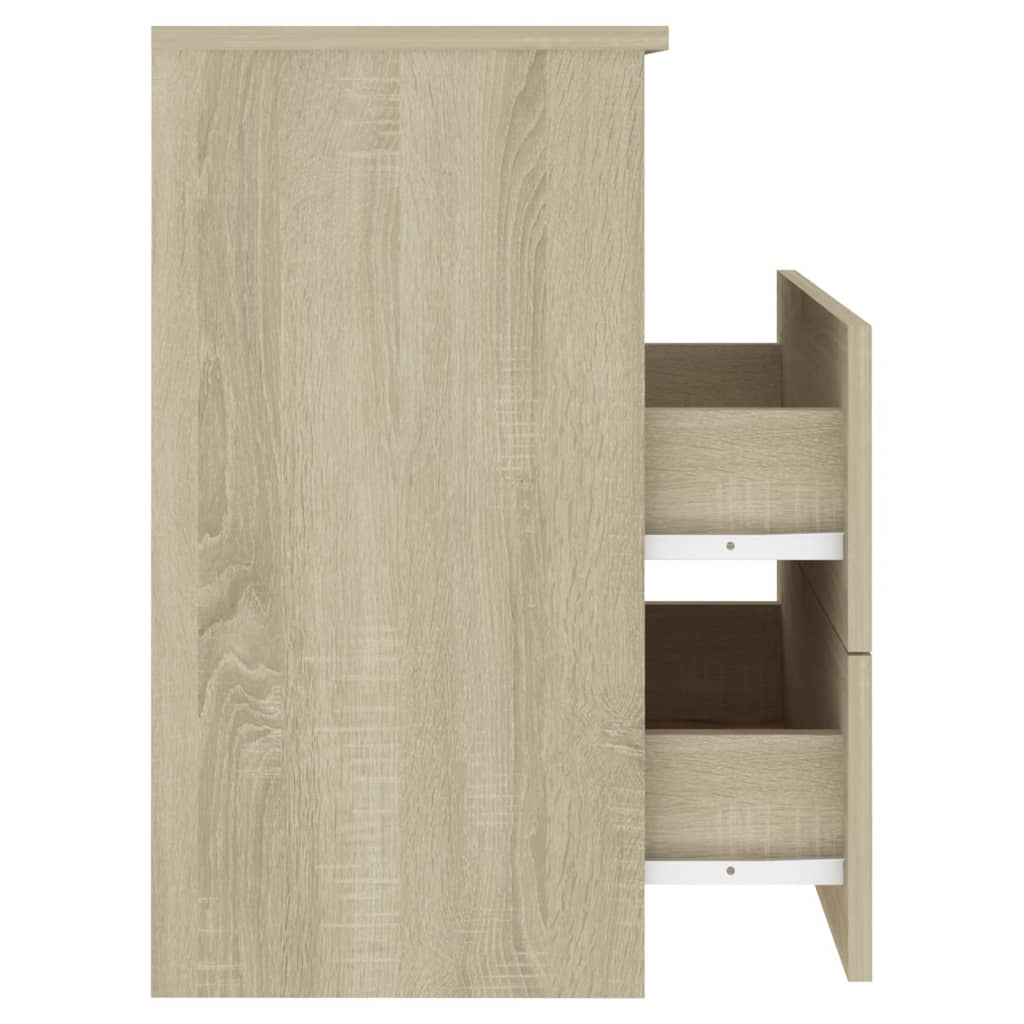 Mesa de cabeceira 50x32x60 cm cor carvalho sonoma
