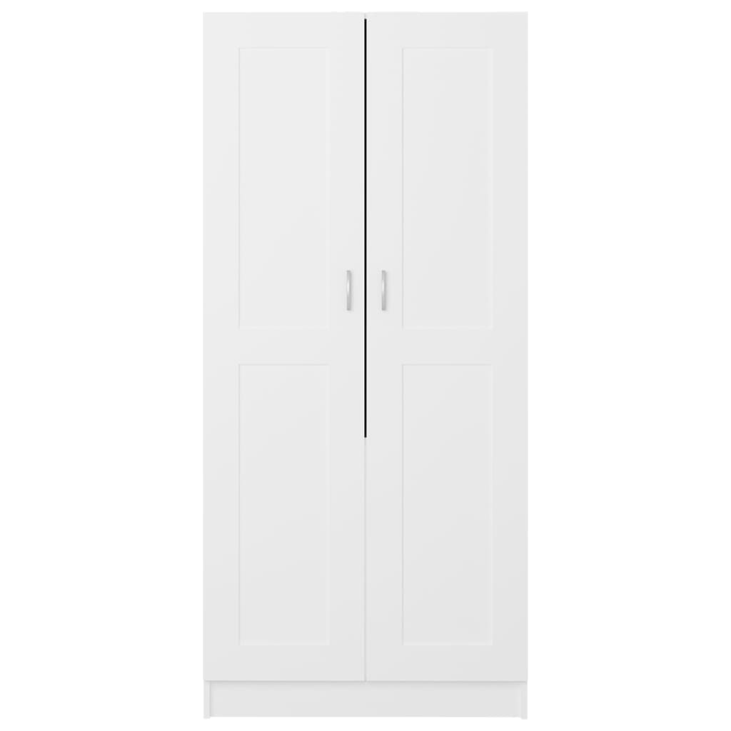 Roupeiro 82,5x51,5x180 cm contraplacado branco