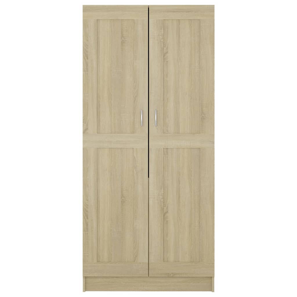 Roupeiro 82,5x51,5x180 cm contraplacado carvalho sonoma
