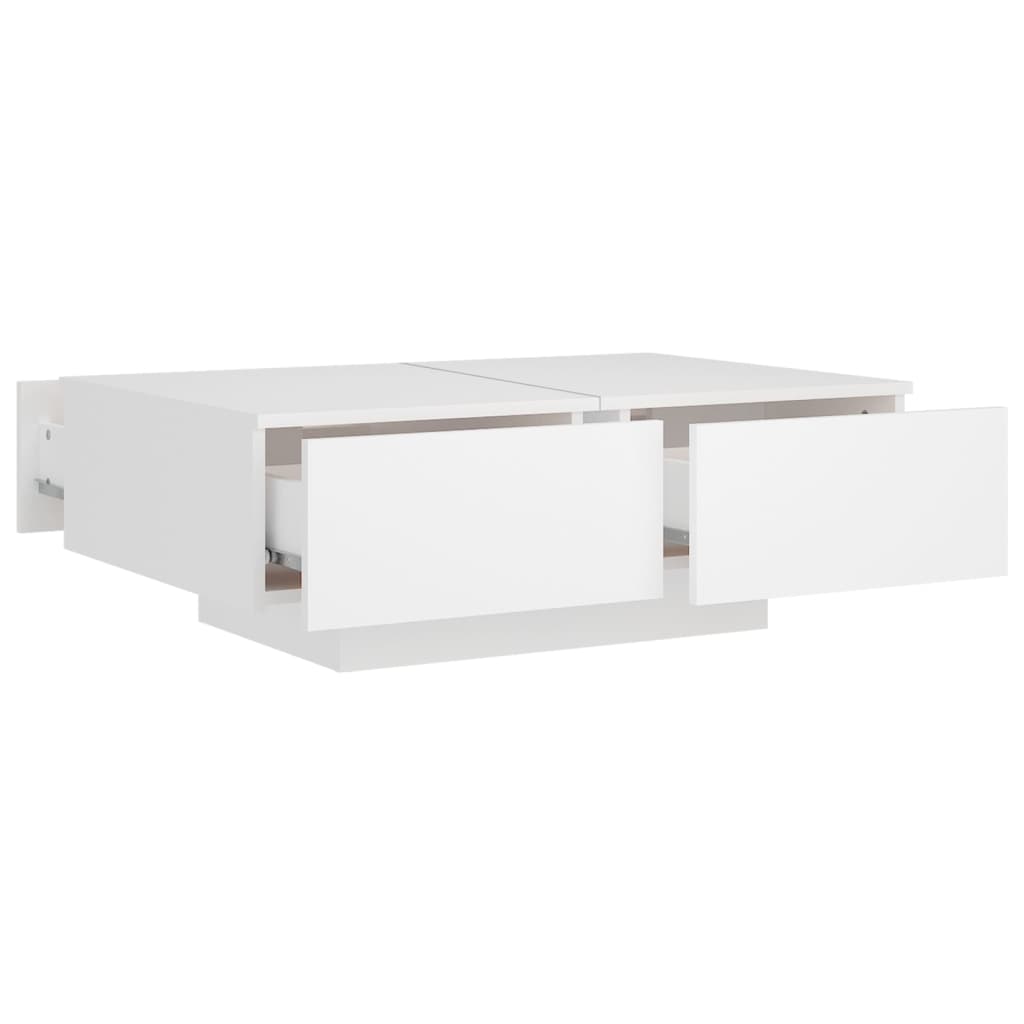 Mesa de centro 90x60x31 cm contraplacado branco