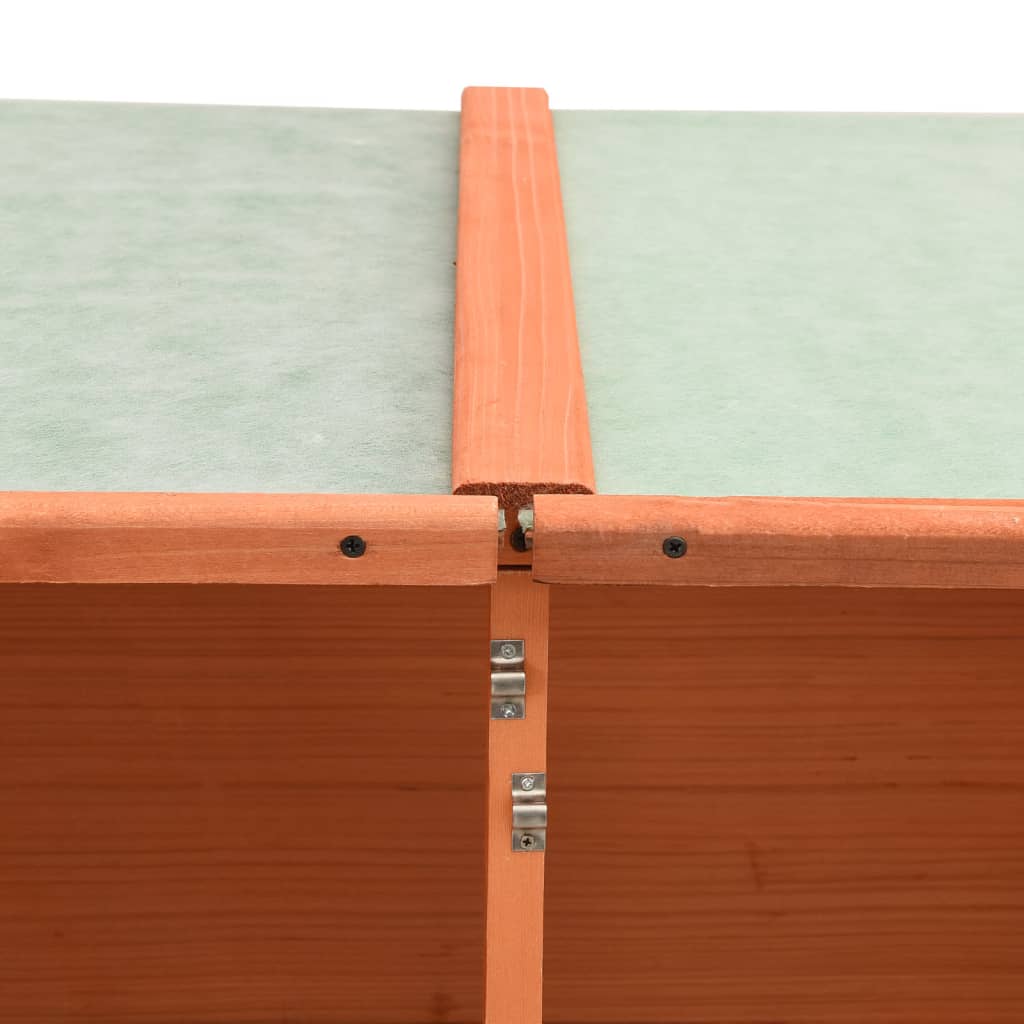 Abrigo p/ ferramentas de jardim 136x75x160 cm abeto maciço