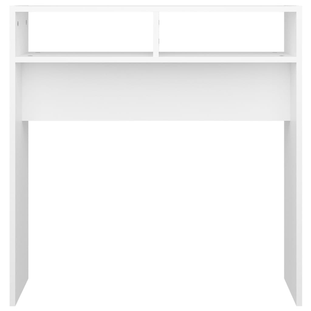 Mesa consola 78x30x80 cm derivados de madeira branco