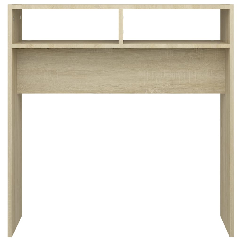 Mesa consola 78x30x80 cm derivados de madeira carvalho sonoma