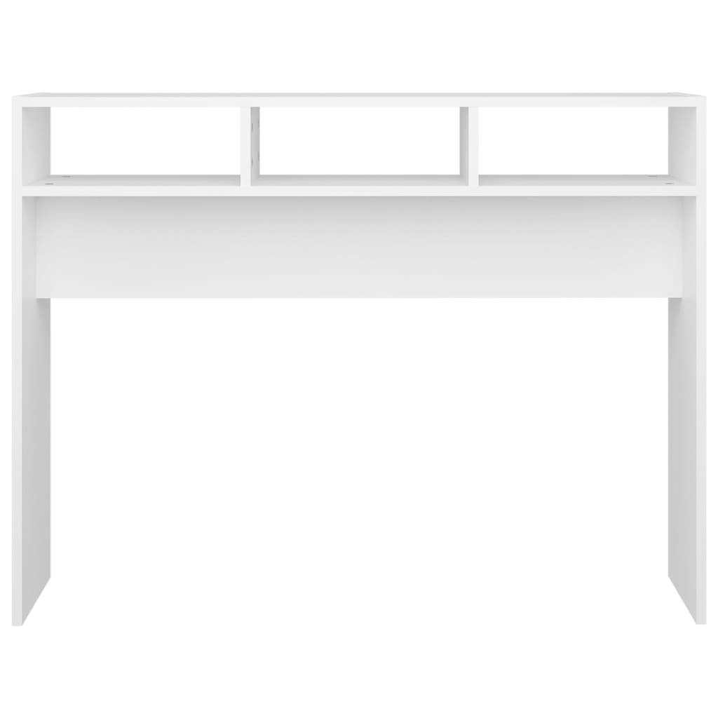 Mesa consola 105x30x80 cm derivados de madeira branco