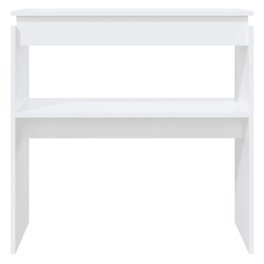 Mesa consola 80x30x80 cm derivados de madeira branco