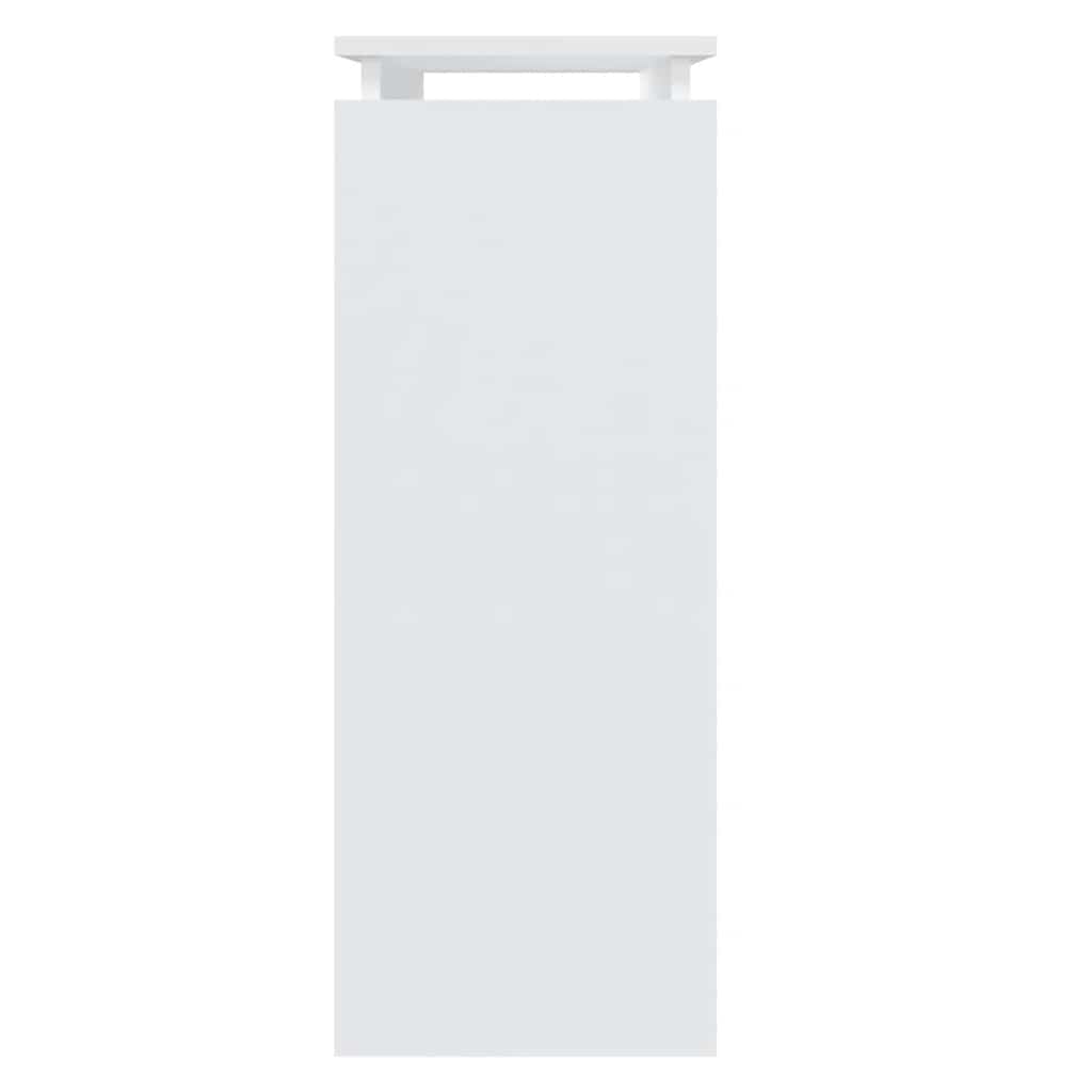 Mesa consola 80x30x80 cm derivados de madeira branco
