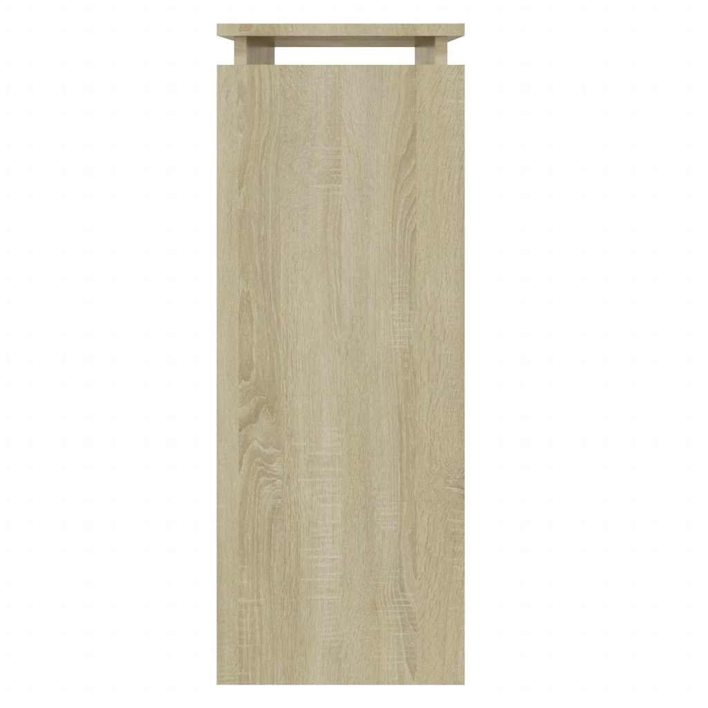 Mesa consola 80x30x80 cm derivados de madeira carvalho sonoma