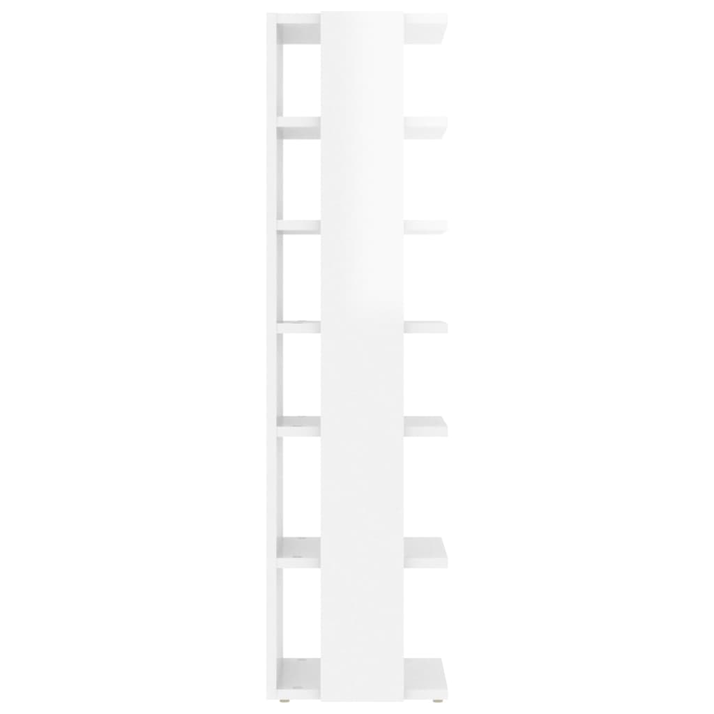 Sapateira 27,5x27x102 cm derivados de madeira branco brilhante