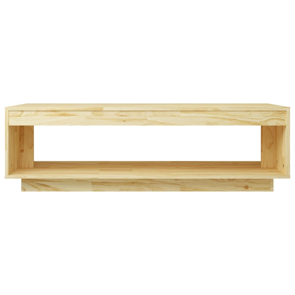 Mesa de centro 110x50x33,5 cm madeira de pinho maciça