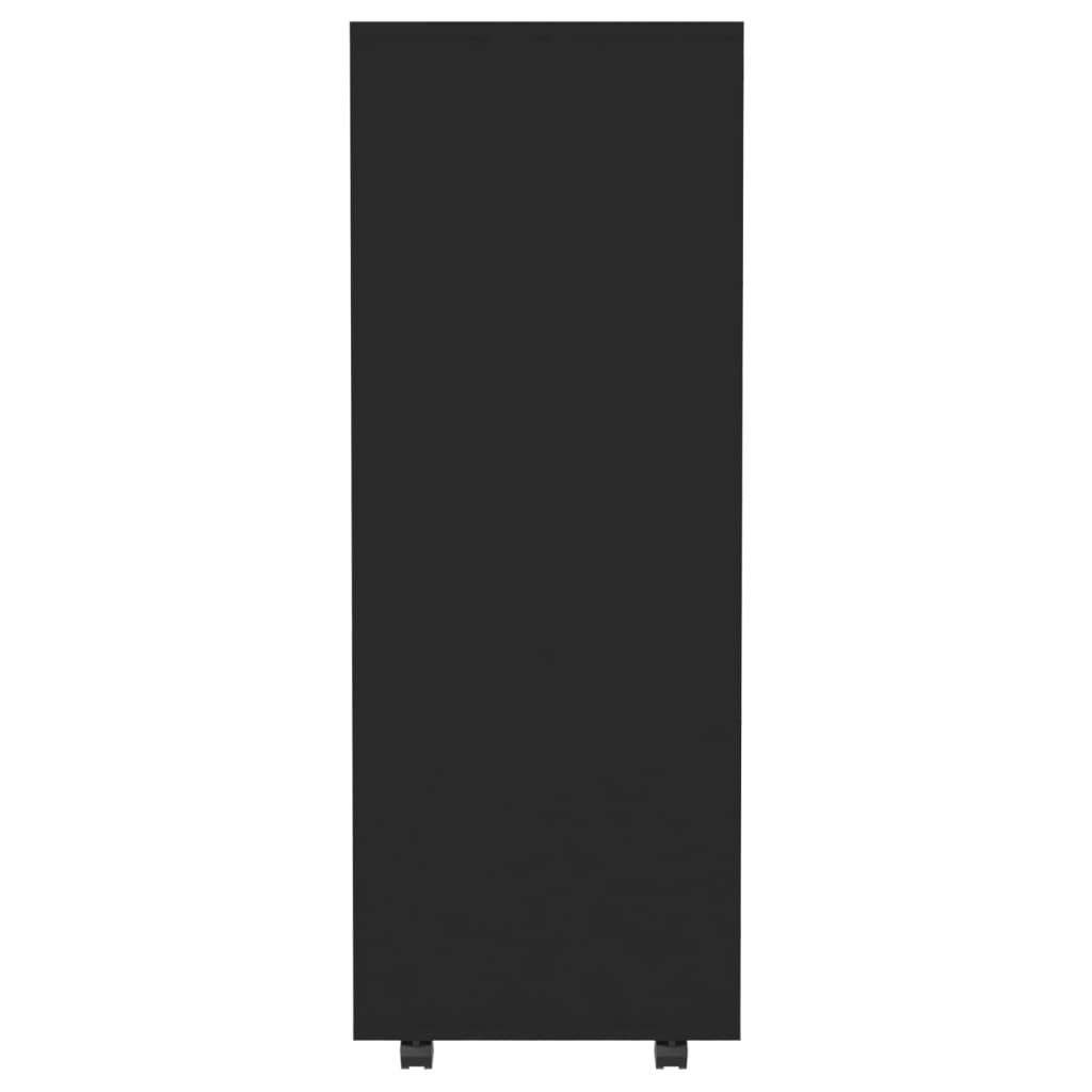 Roupeiro 80x40x110 cm derivados de madeira preto