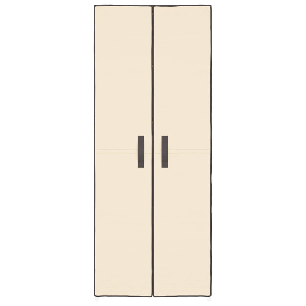 Sapateira 60x30x166 cm tecido cor creme