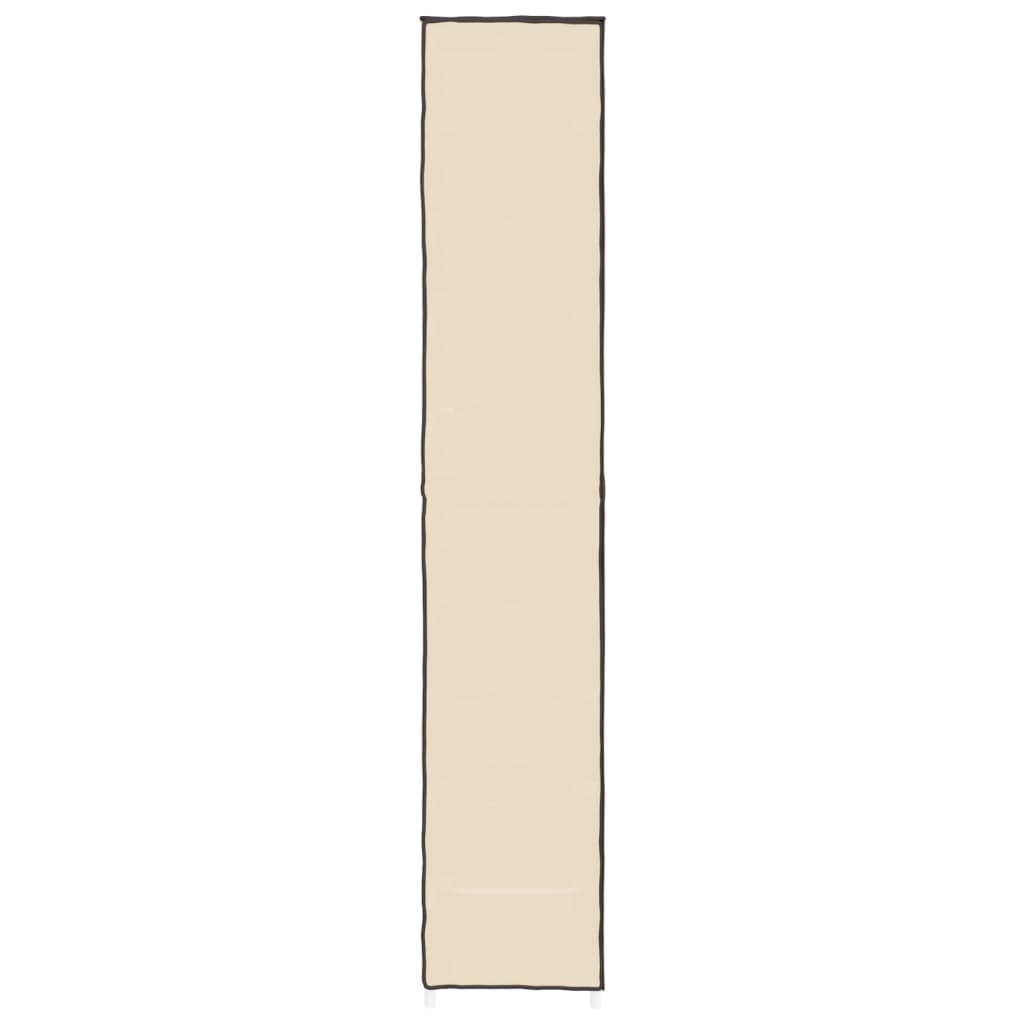 Sapateira 60x30x166 cm tecido cor creme