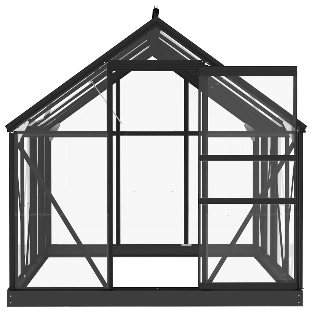 Estrutura substituição estufa 155x103x191 cm alumínio antracite