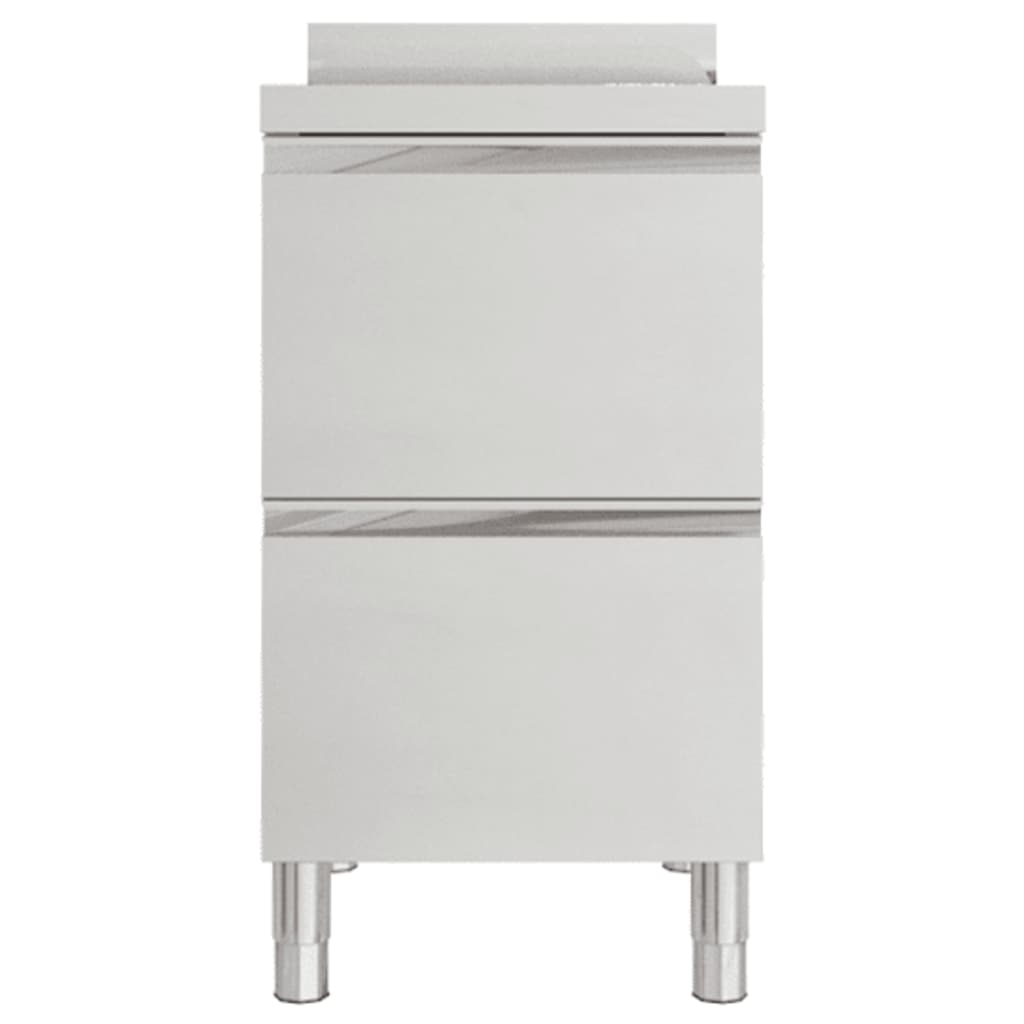 Armário de cozinha comercial com 2 gavetas 50x60x96 cm