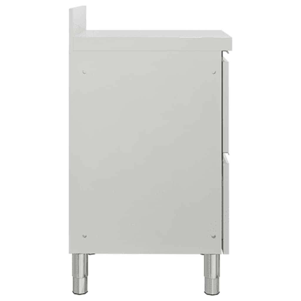 Armário de cozinha comercial com 2 gavetas 50x60x96 cm