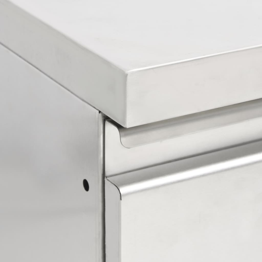 Armário de cozinha comercial com 2 gavetas 50x60x96 cm