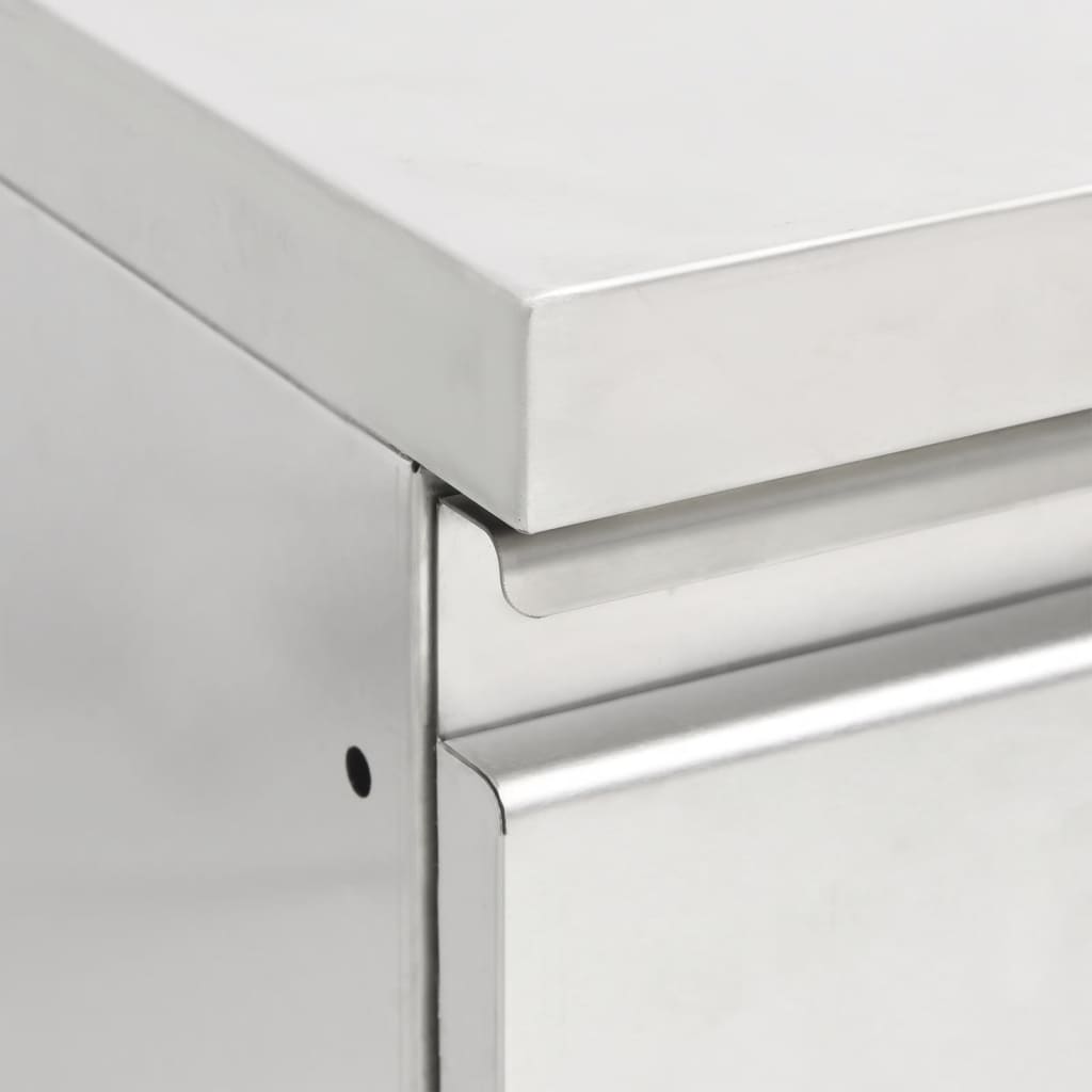 Armário de cozinha comercial com 3 gavetas 50x60x96 cm