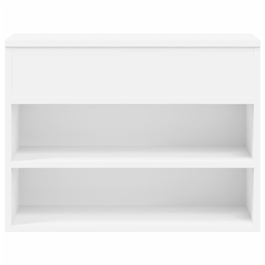 Banco sapateira 60x30x45 cm derivados de madeira branco
