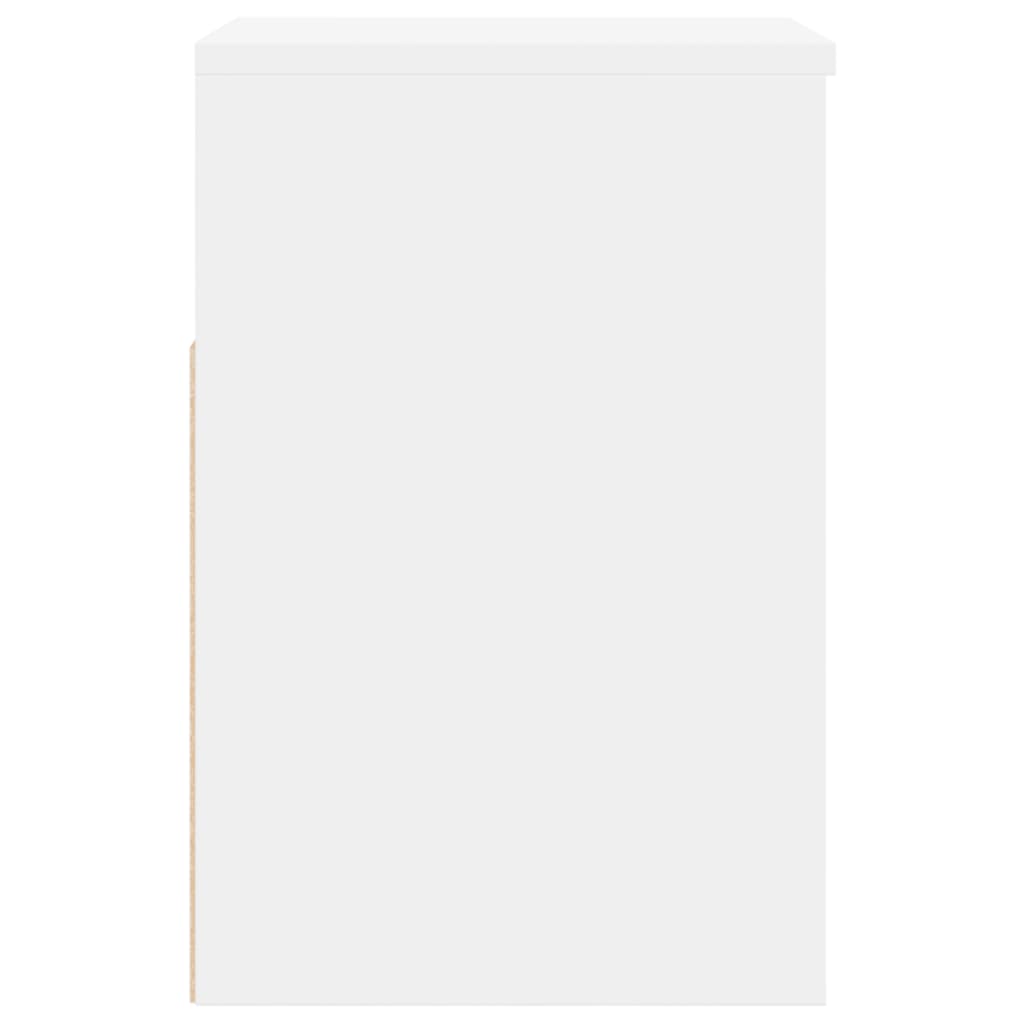 Banco sapateira 60x30x45 cm derivados de madeira branco