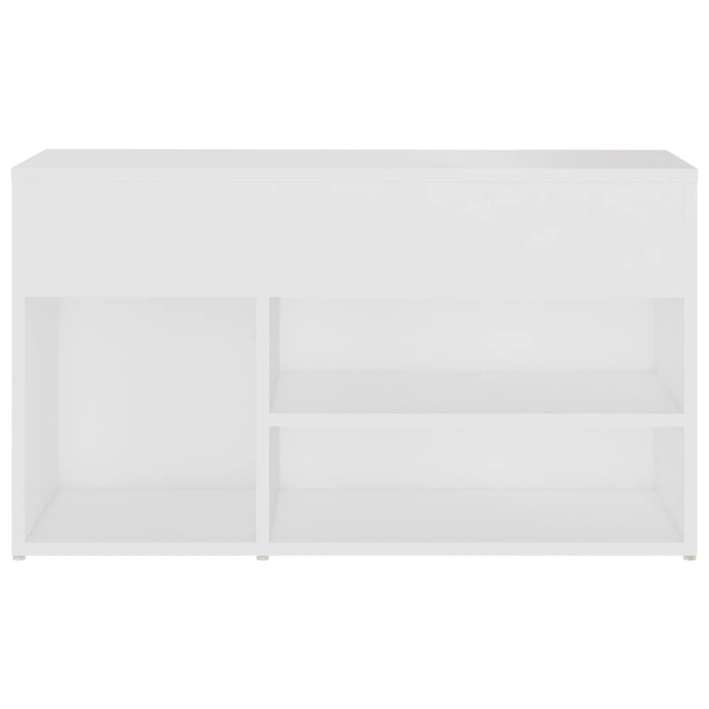 Banco sapateira 80x30x45 cm derivados de madeira branco