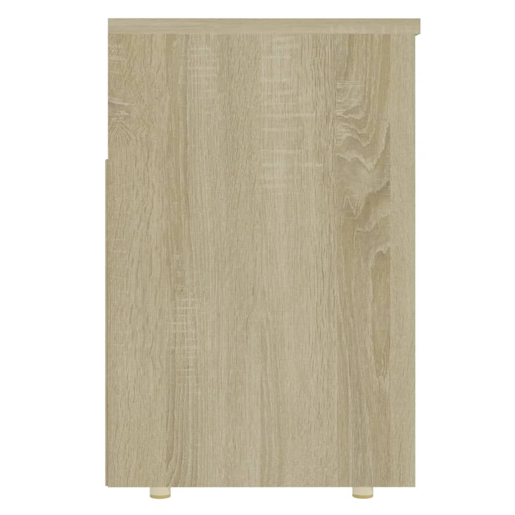 Banco sapateira 105x30x45 cm derivados madeira carvalho sonoma