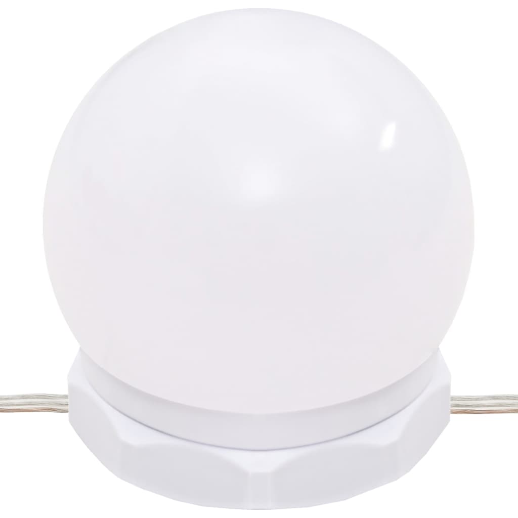 Toucador com LEDs 86,5x35x136 cm cor branco