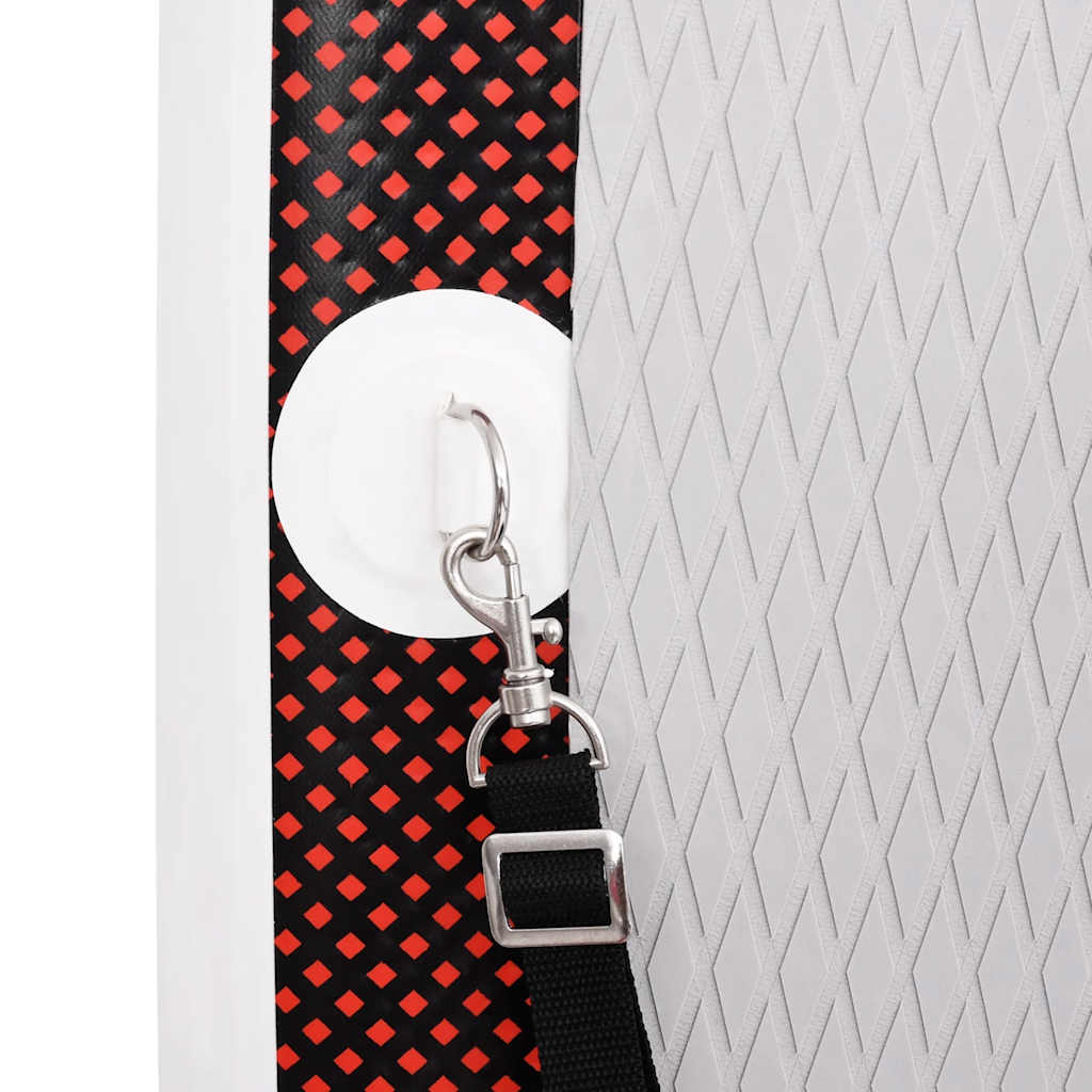 Conjunto prancha de paddle SUP insuflável 300x76x10 cm vermelho