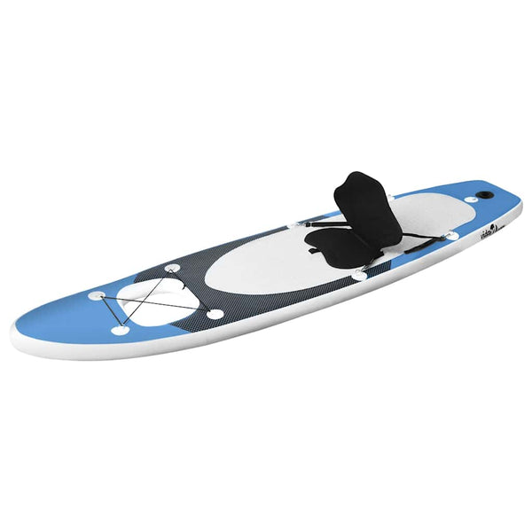Conjunto prancha de paddle SUP insuflável 330x76x10 cm azul mar