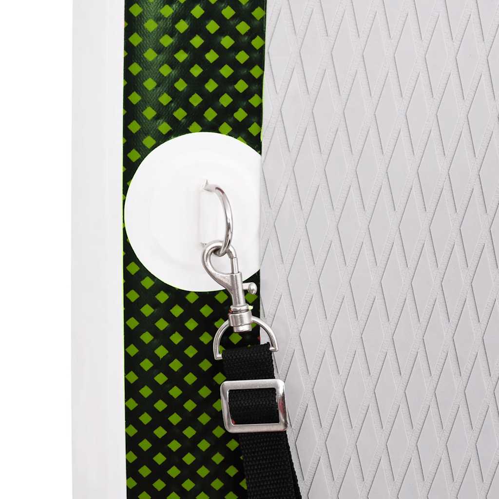 Conjunto prancha de paddle SUP insuflável 330x76x10 cm verde
