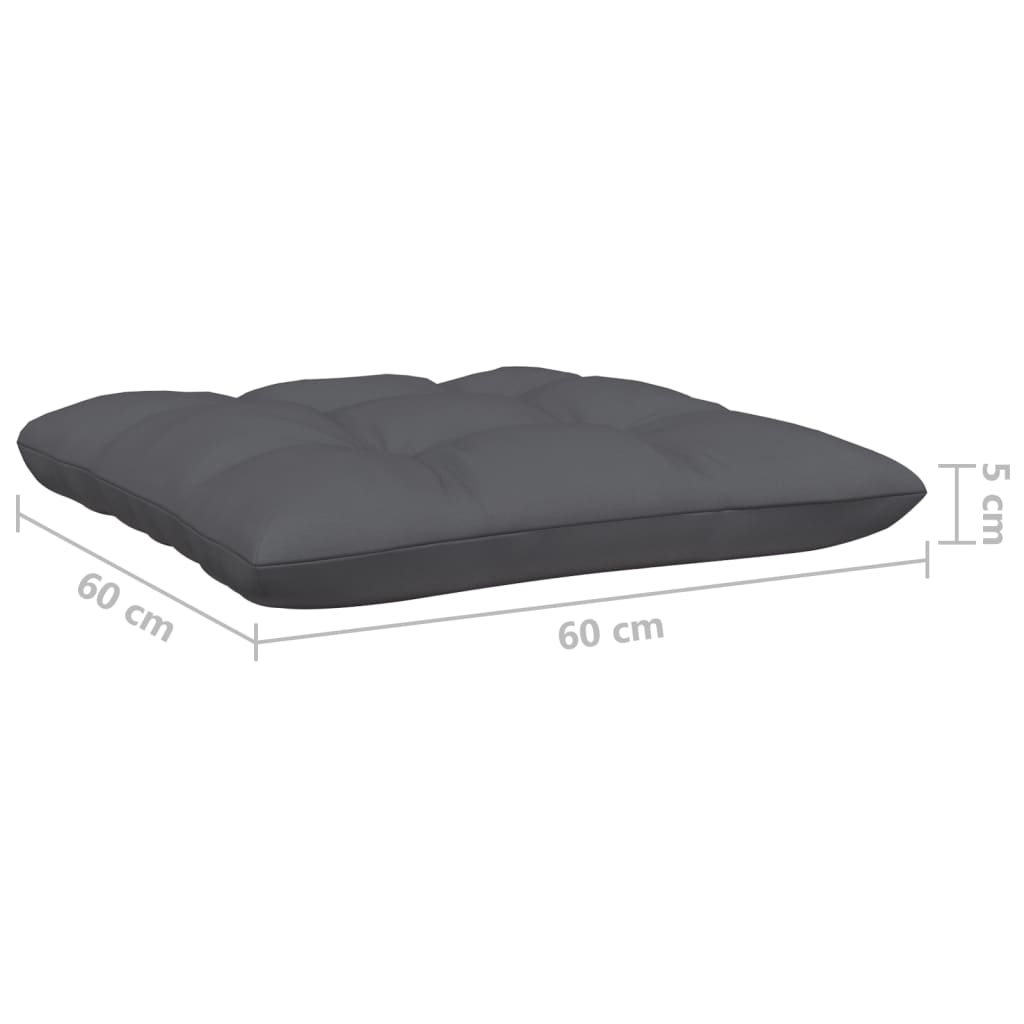 Sofá de centro para jardim c/ almofadões pinho maciço branco