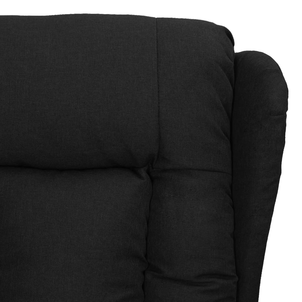 Poltrona reclinável tecido preto