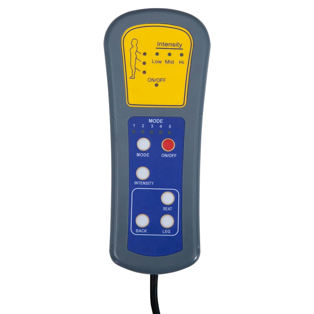 Poltrona de massagens couro artificial preto