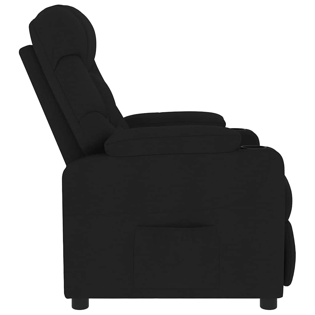 Poltrona de massagens tecido preto