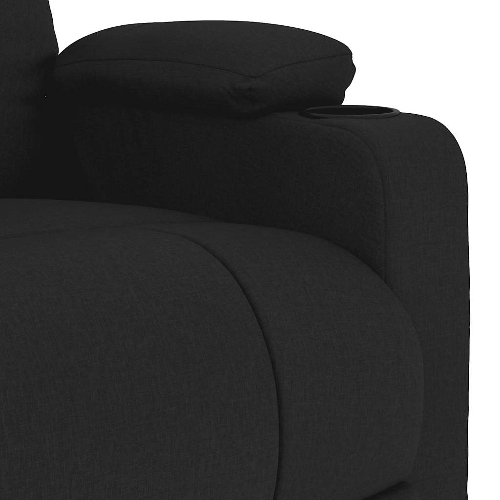 Poltrona de massagens tecido preto