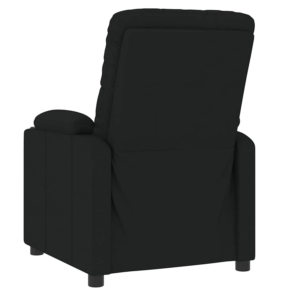 Poltrona reclinável tecido preto