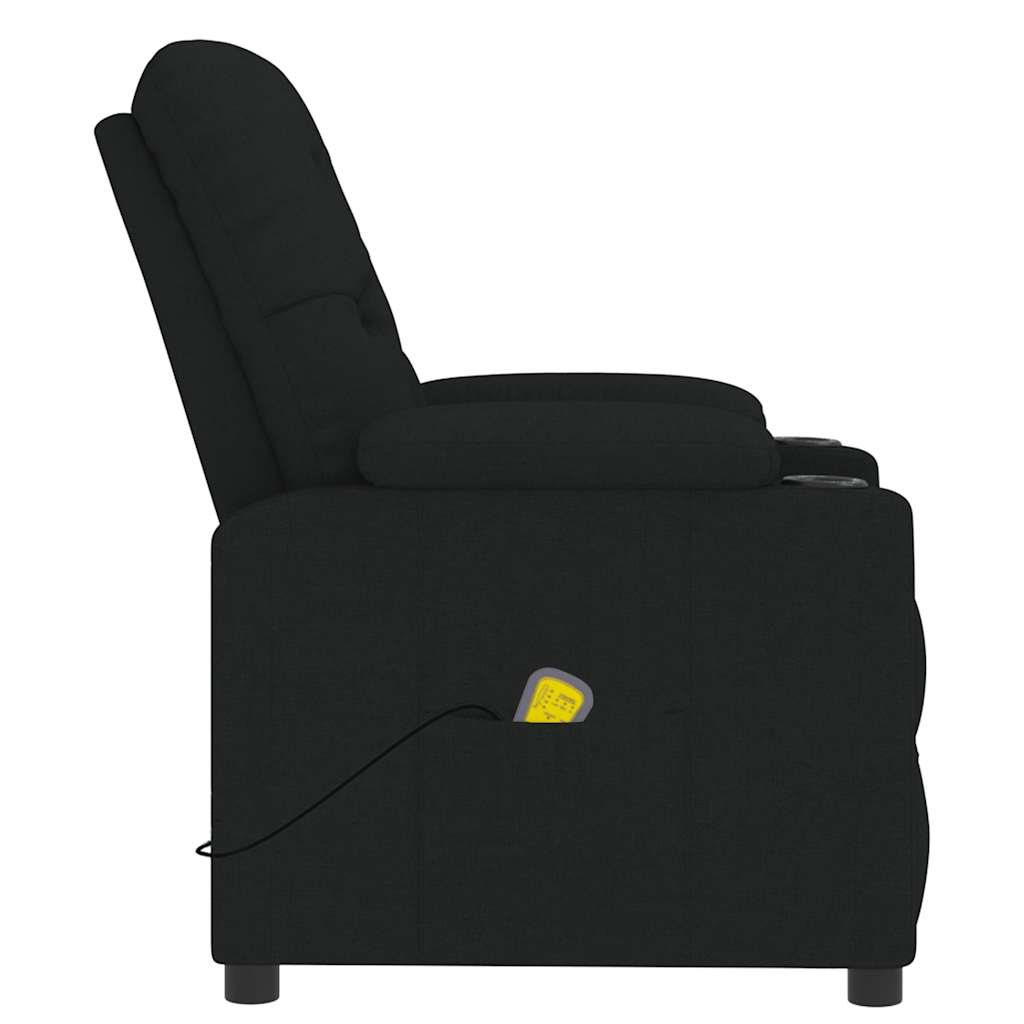 Poltrona de massagens tecido preto