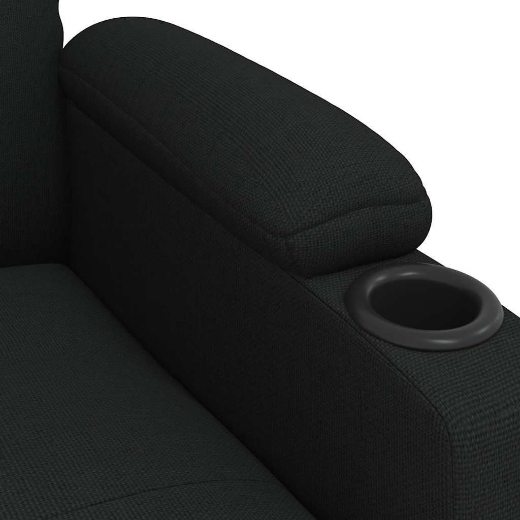 Poltrona de massagens tecido preto