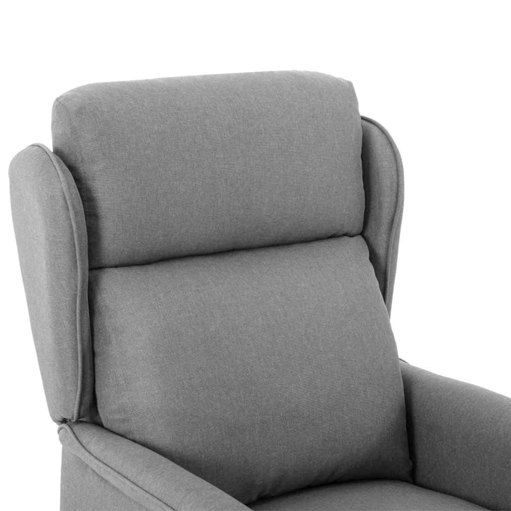 Poltrona reclinável Cinzento-claro 67.5 x 93.5 x 101.5 cm