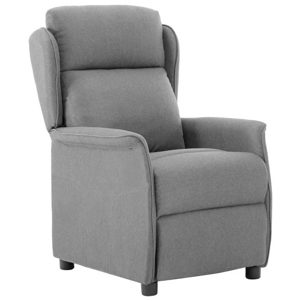 Poltrona reclinável Cinzento-claro 67.5 x 93.5 x 101.5 cm