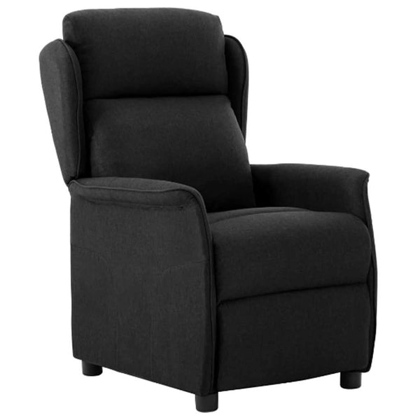 Poltrona reclinável Preto 67.5 x 93.5 x 101.5 cm tecido