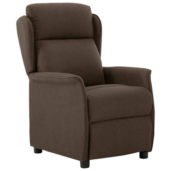 Poltrona reclinável Castanho 67.5 x 93.5 x 101.5 cm tecido
