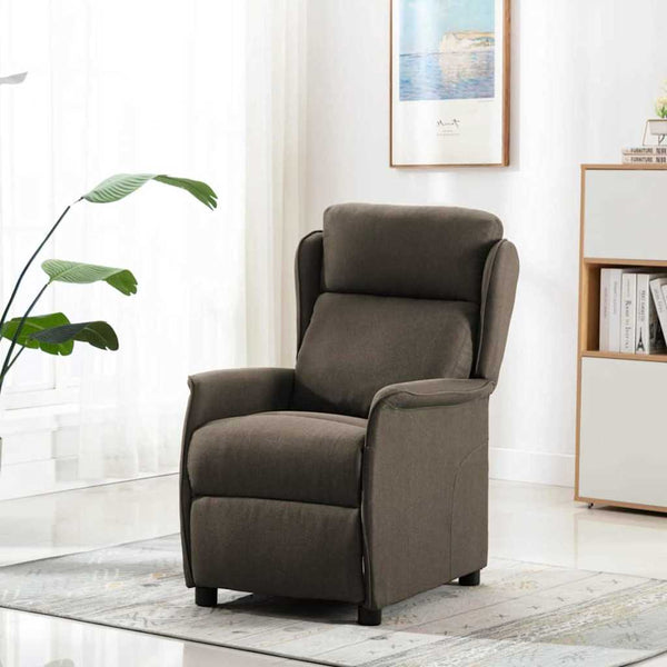Poltrona reclinável Cinzento-acastanhado 67.5 x 93.5 x 101.5 cm