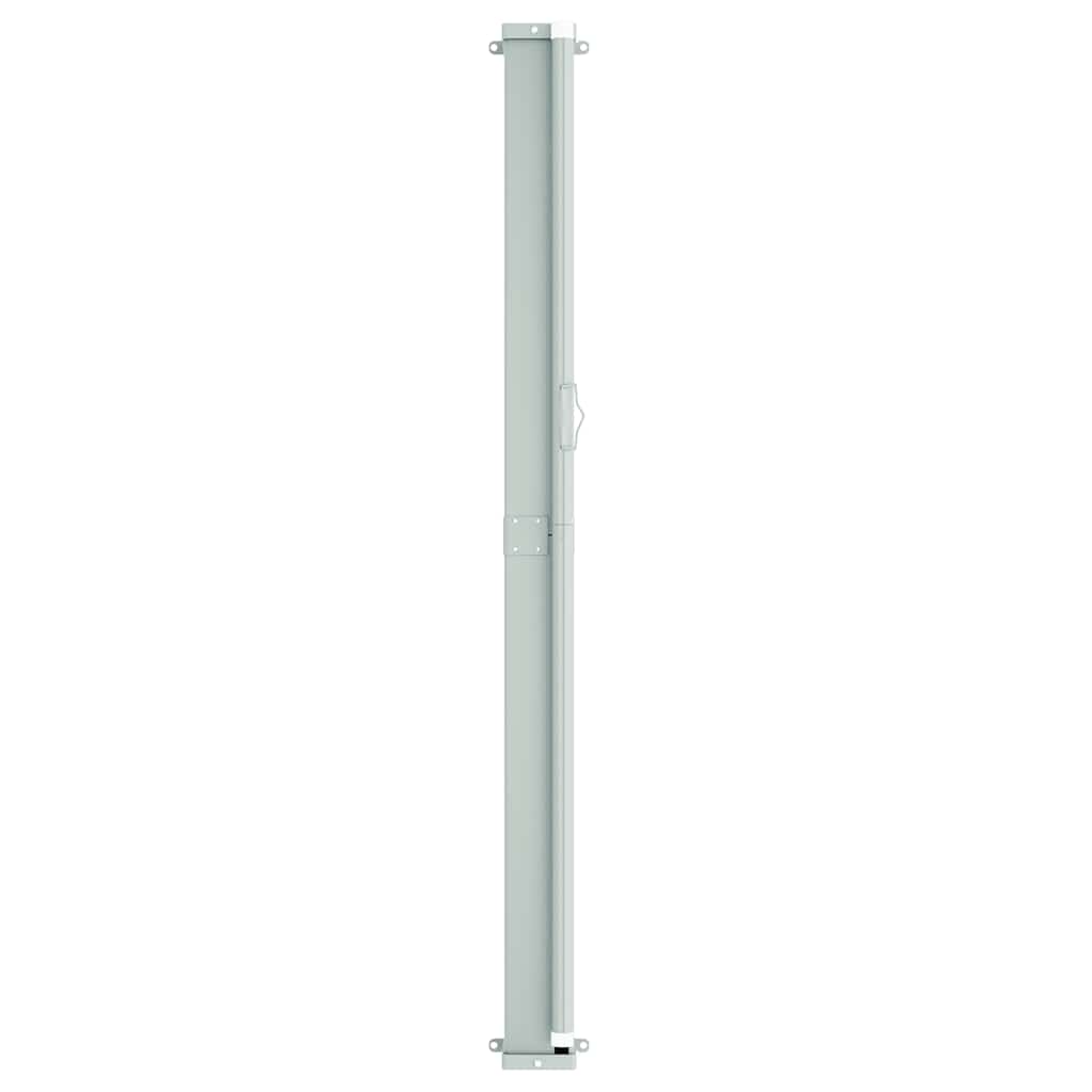 Toldo lateral retrátil para pátio 117x600 cm azul