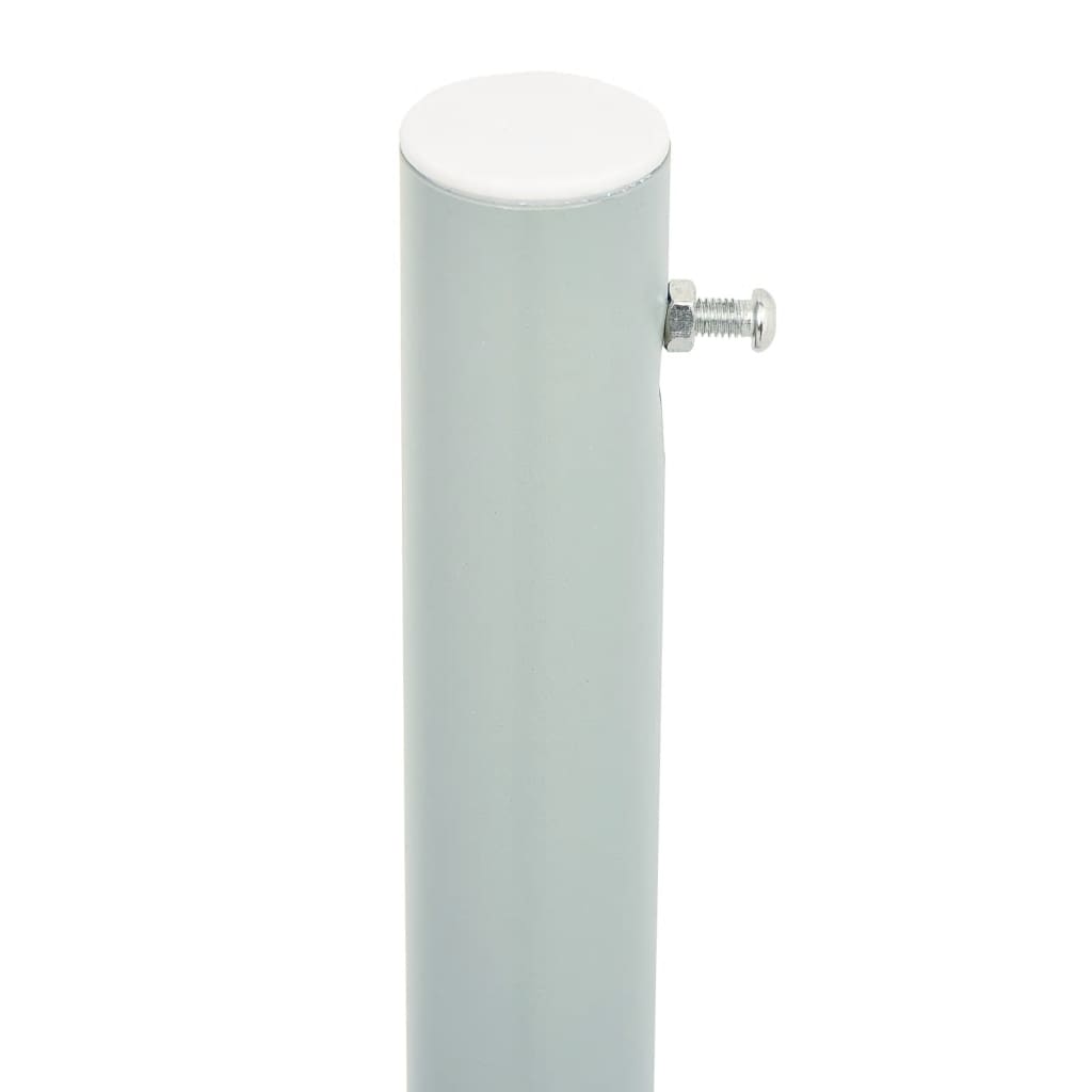Toldo lateral retrátil para pátio 117x600 cm vermelho