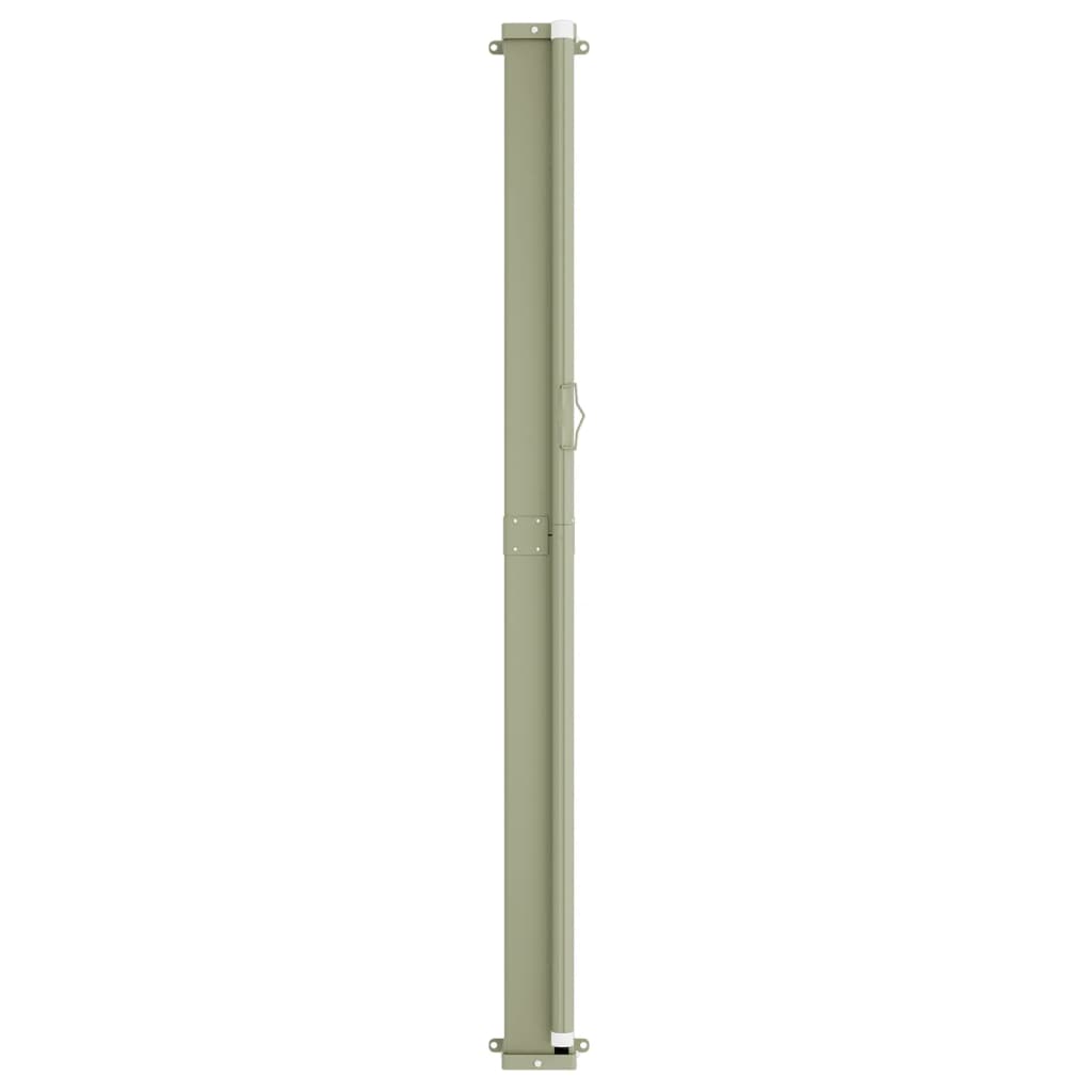 Toldo lateral retrátil para pátio 140x600 cm azul