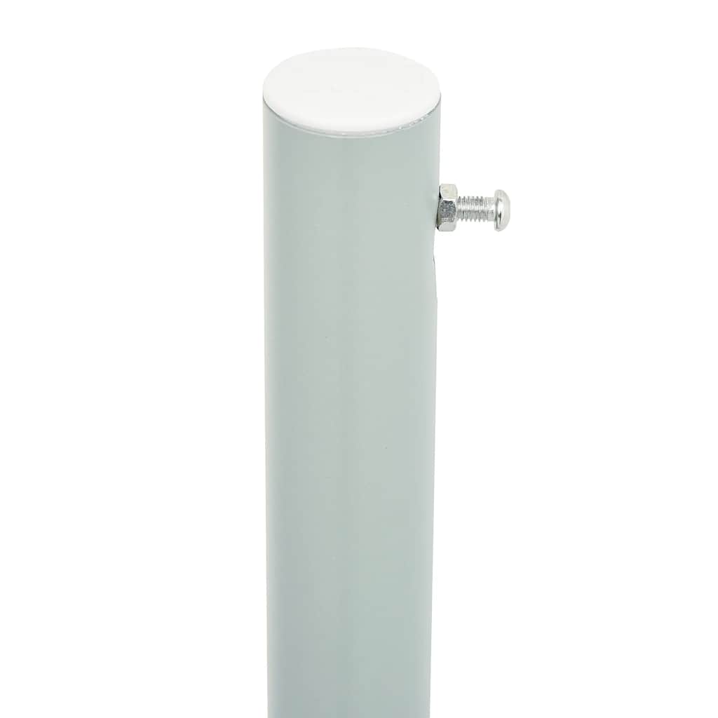 Toldo lateral retrátil para pátio 220x600 cm cor creme