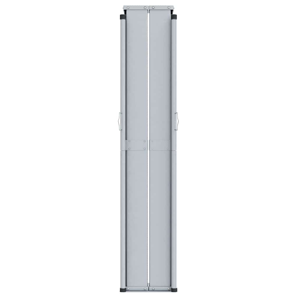 Toldo lateral retrátil 180x600 cm preto