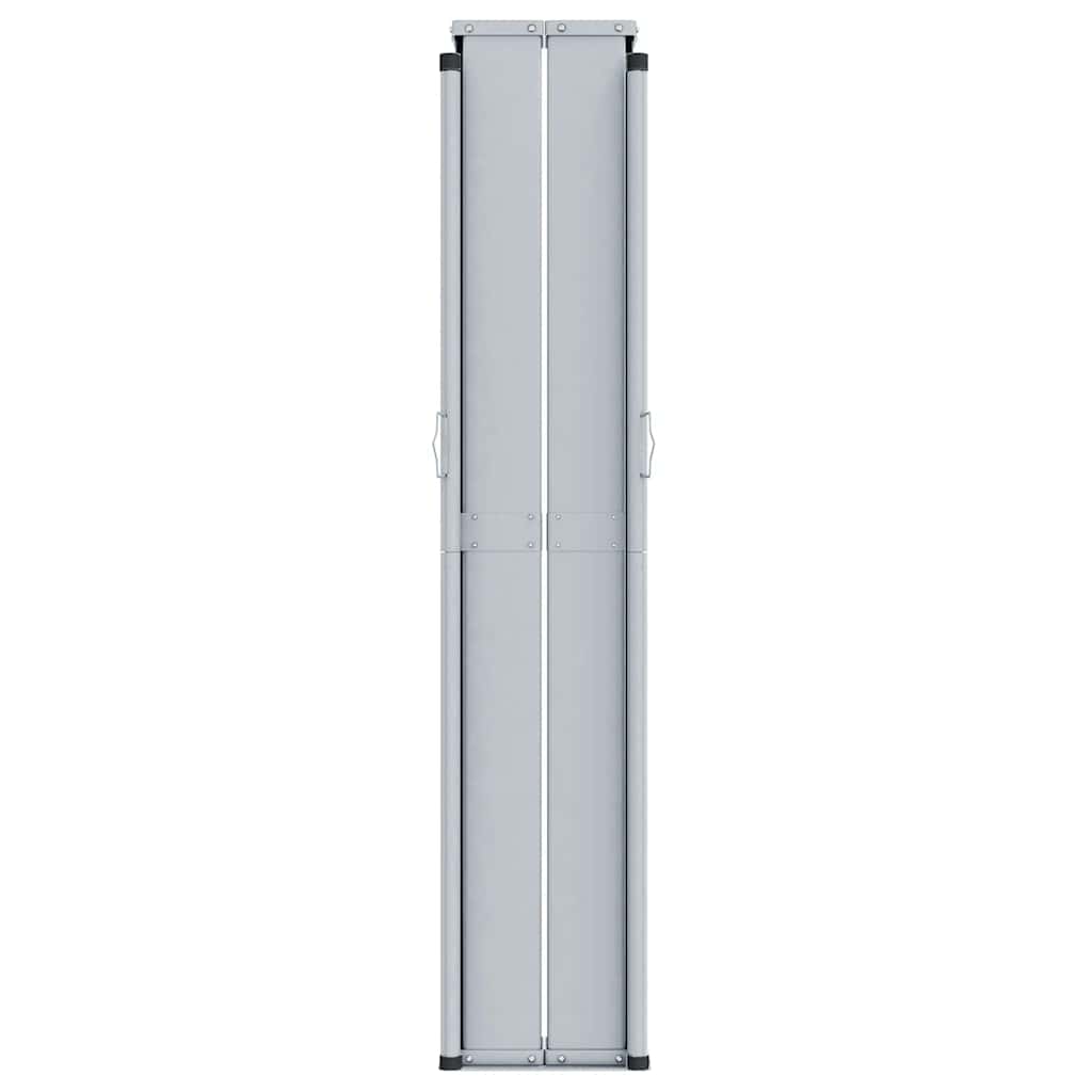 Toldo lateral retrátil 180x600 cm castanho