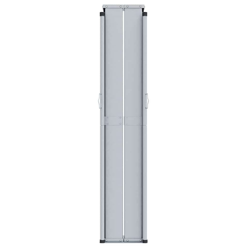 Toldo lateral retrátil 200x600 cm preto